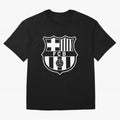 T-SHIRT BARCELONA Oversized T-Shirt Represent Global Football Passion for FIFA World Cup 2026 USA Canada Mexico, Filled with Messi and Cristiano Ronaldo, England and Germany, Goal Celebration Energy, Supporter Heritage, Football Icons and Worldwide