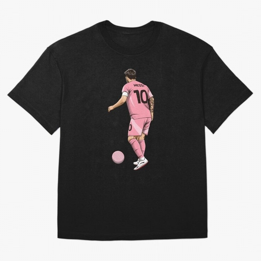 Lionel Messi Oversized T-Shirt Celebrate the Next Chapter of FIFA World Cup 2026 for Fans of Haaland and France and Portugal, Bringing Retro Football Energy, Iconic Rivalries, Trophy Chase Drama and Stadium Atmosphere; Made for Die Hard Supporters,