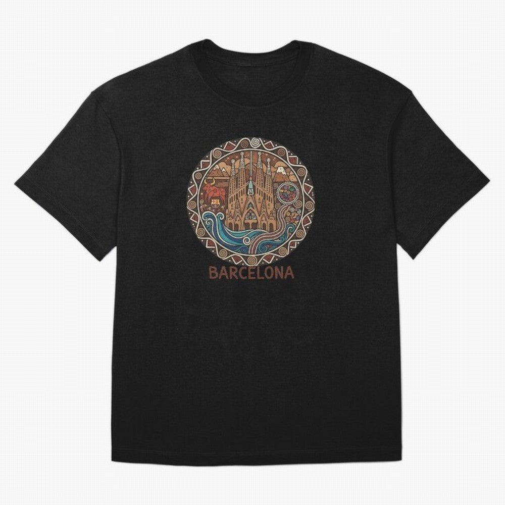 BARCELONA Oversized T-Shirt Get Ready for FIFA World Cup 2026 USA Canada Mexico Spirit, with England and Germany, Neymar, Haaland and Cristiano Ronaldo, Retro Football Energy, Iconic Rivalries, Trophy Chase Drama and Stadium Atmosphere; Ideal for