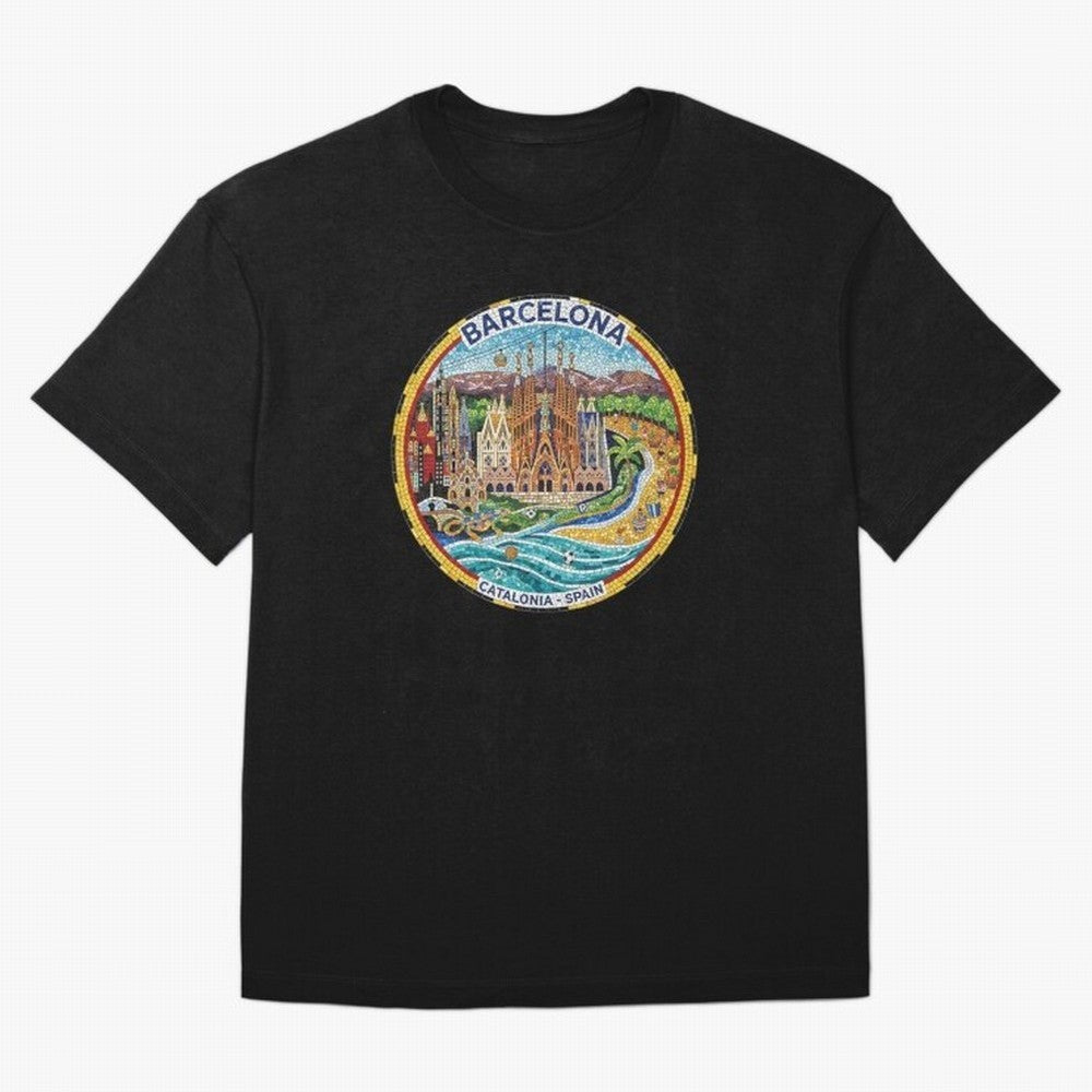 BARCELONA Oversized T-Shirt Wear the Spirit of FIFA World Cup 2026 Filled with Messi and Cristiano Ronaldo, England, France and Netherlands Energy, Stadium Chants, National Pride, Trophy Dreams and Unforgettable Football Memories; Perfect for