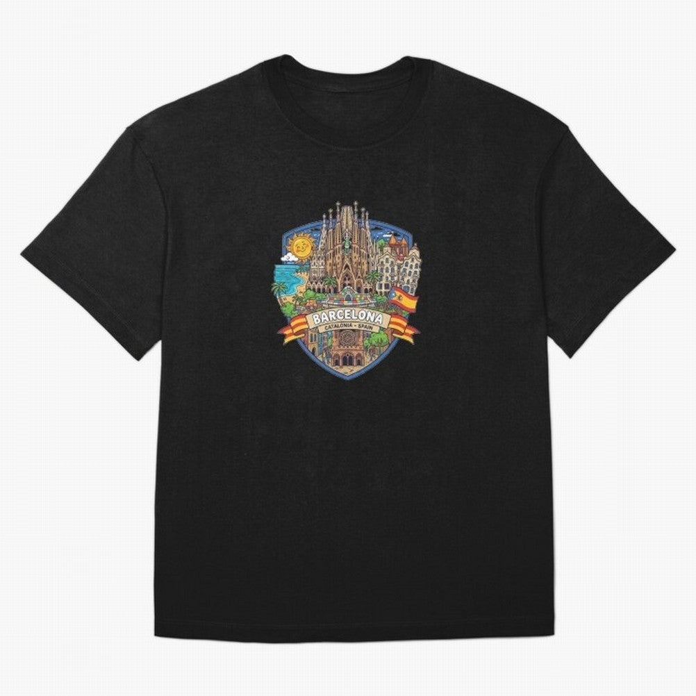 BARCELONA Classic T-Shirt Stand with Global Football Passion for FIFA World Cup 2026, Built around Messi, CR7 and Mbappe, Brazil, Portugal and Argentina, Supporter Pride, Iconic Celebrations, Legendary Names and Global Match Day Energy; Great for