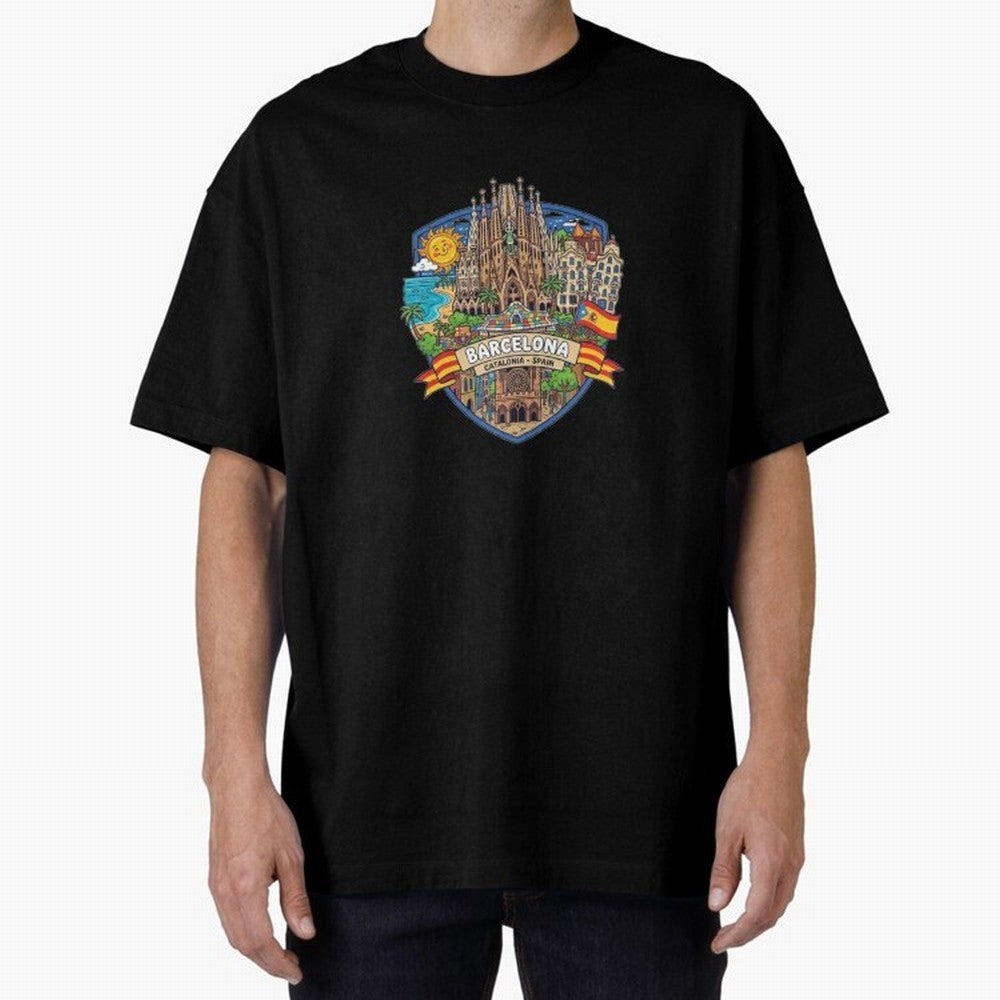 BARCELONA Classic T-Shirt Stand with Global Football Passion for FIFA World Cup 2026, Built around Messi, CR7 and Mbappe, Brazil, Portugal and Argentina, Supporter Pride, Iconic Celebrations, Legendary Names and Global Match Day Energy; Great for