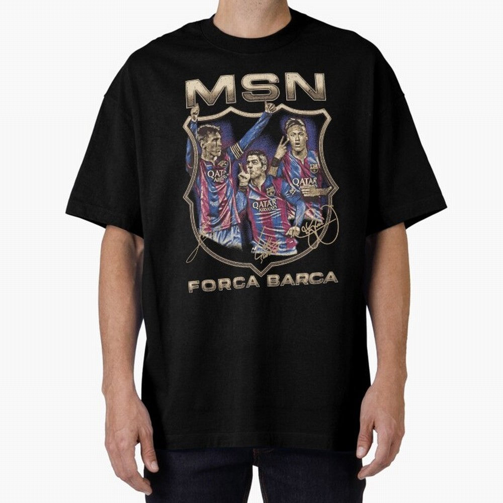 MSN of Barcelona Classic T-Shirt Show Fan Pride Across the FIFA World Cup 2026 Group Stage Journey through Haaland and Mbappe Highlights, Argentina Pride, Match Day Excitement, Supporter Culture, Golden Goals and Global Football Passion; Ideal for