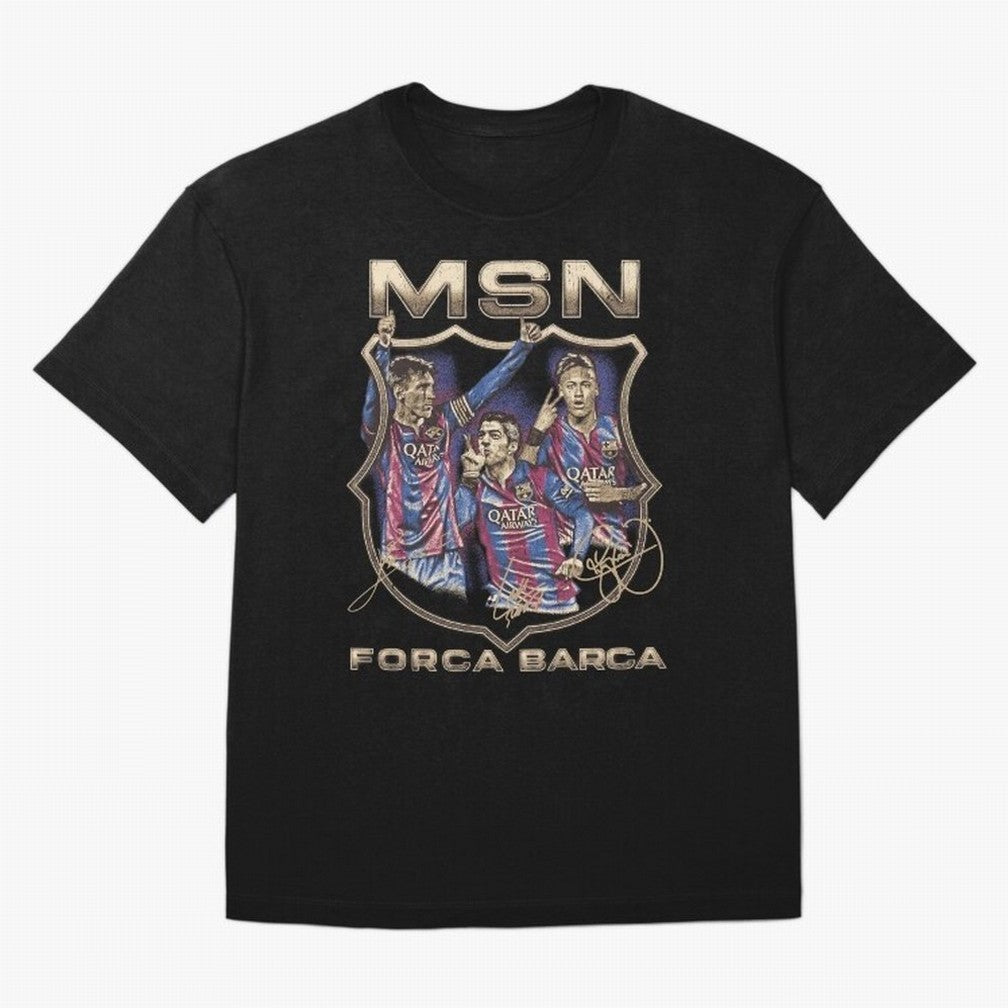 MSN of Barcelona Classic T-Shirt Show Fan Pride Across the FIFA World Cup 2026 Group Stage Journey through Haaland and Mbappe Highlights, Argentina Pride, Match Day Excitement, Supporter Culture, Golden Goals and Global Football Passion; Ideal for