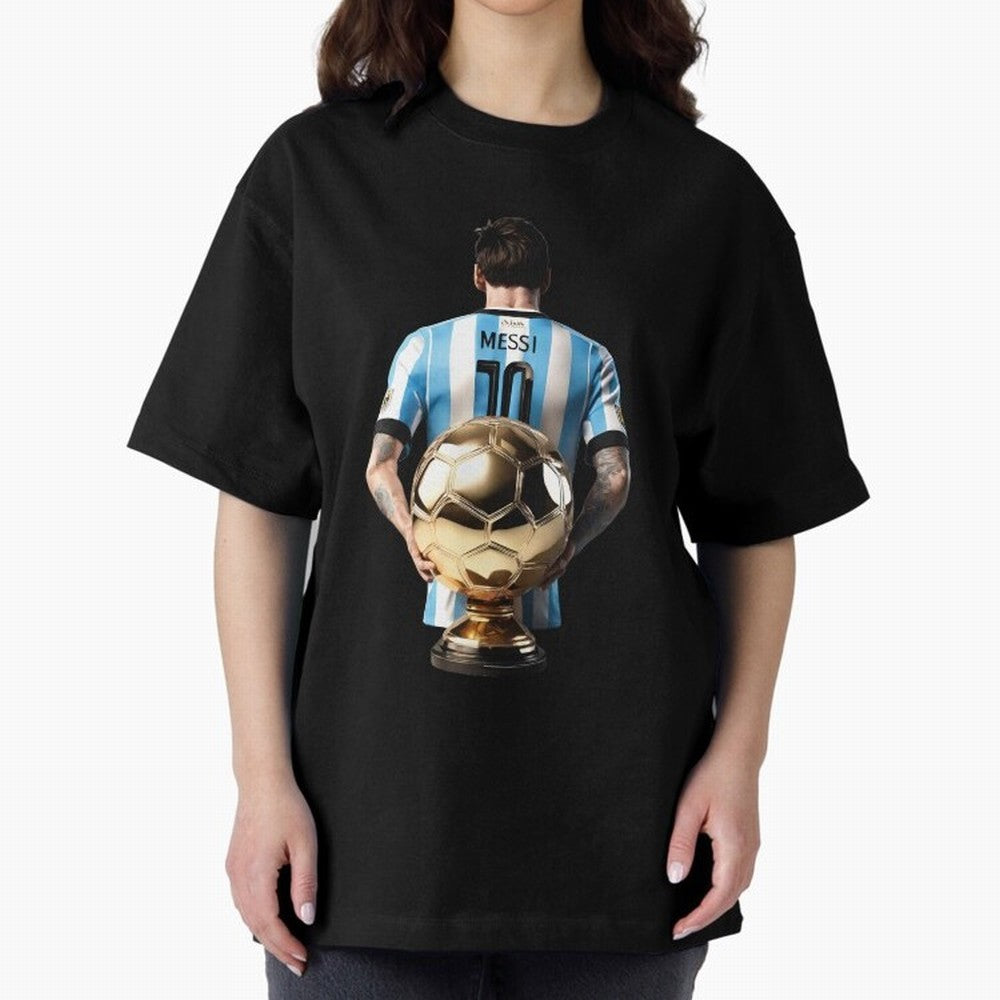 Soccer football lionel messi Barcellona Argentina illustration Oversized T-Shirt Bring World Football Passion into Match Day Hype around FIFA World Cup 2026 Group Stage, Haaland, France and Portugal, Champion Mindset, Group Stage Buzz, Knockout