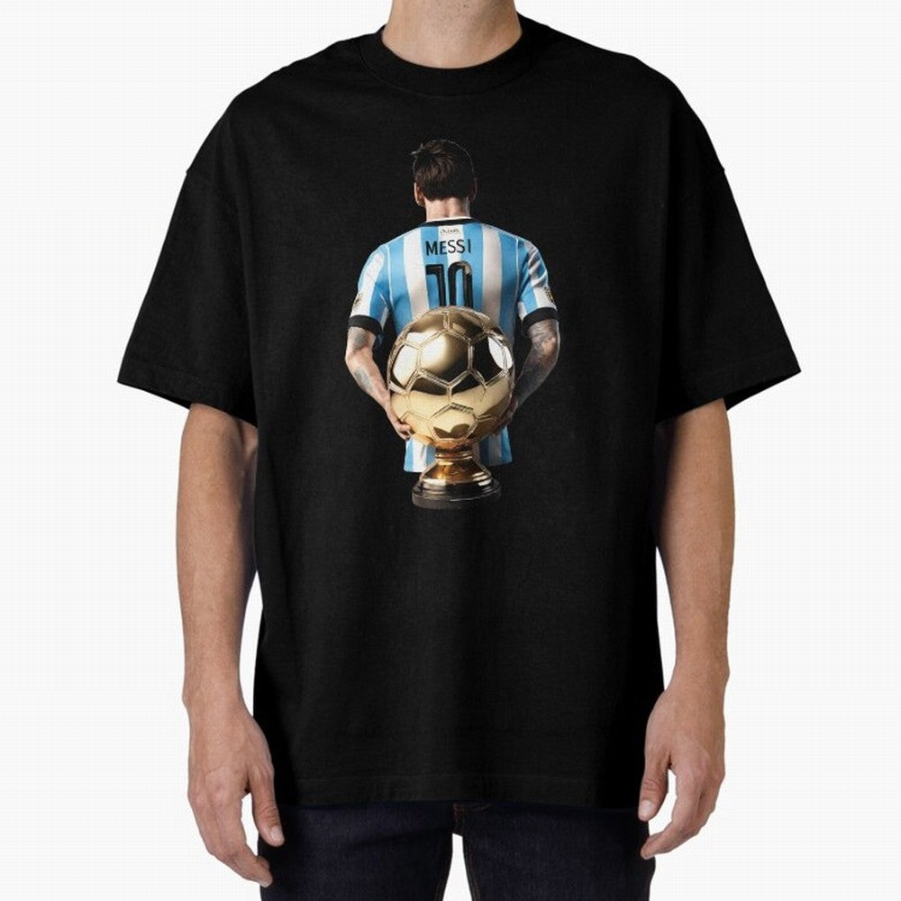 Soccer football lionel messi Barcellona Argentina illustration Oversized T-Shirt Bring World Football Passion into Match Day Hype around FIFA World Cup 2026 Group Stage, Haaland, France and Portugal, Champion Mindset, Group Stage Buzz, Knockout