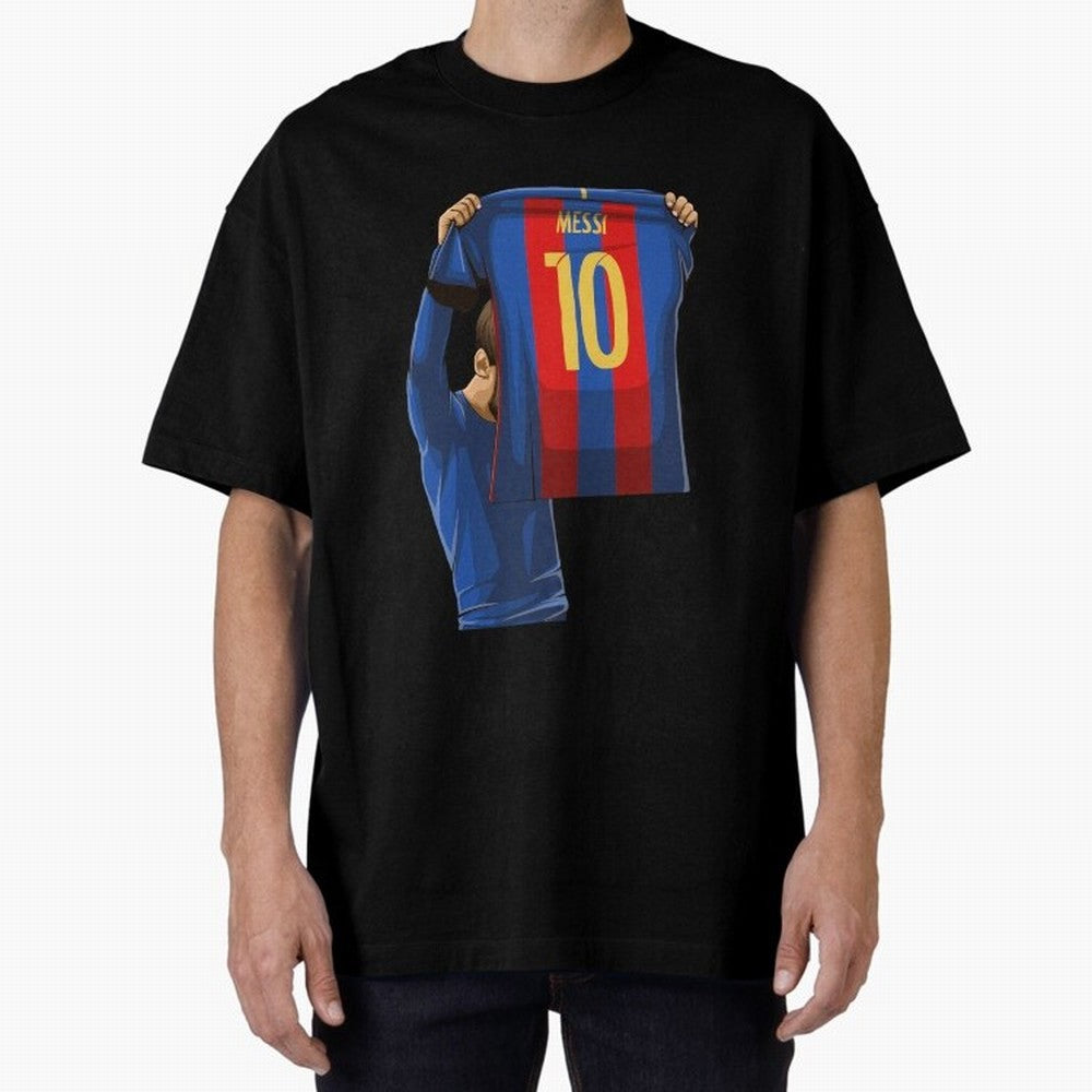Lionel Messi Oversized T-Shirt Make Memories around FIFA World Cup 2026 USA Canada Mexico Connected to Messi, France Energy, Classic Soccer Heritage, Championship Pressure, Fan Loyalty and International Pride; Perfect for Supporters Who Want Bold