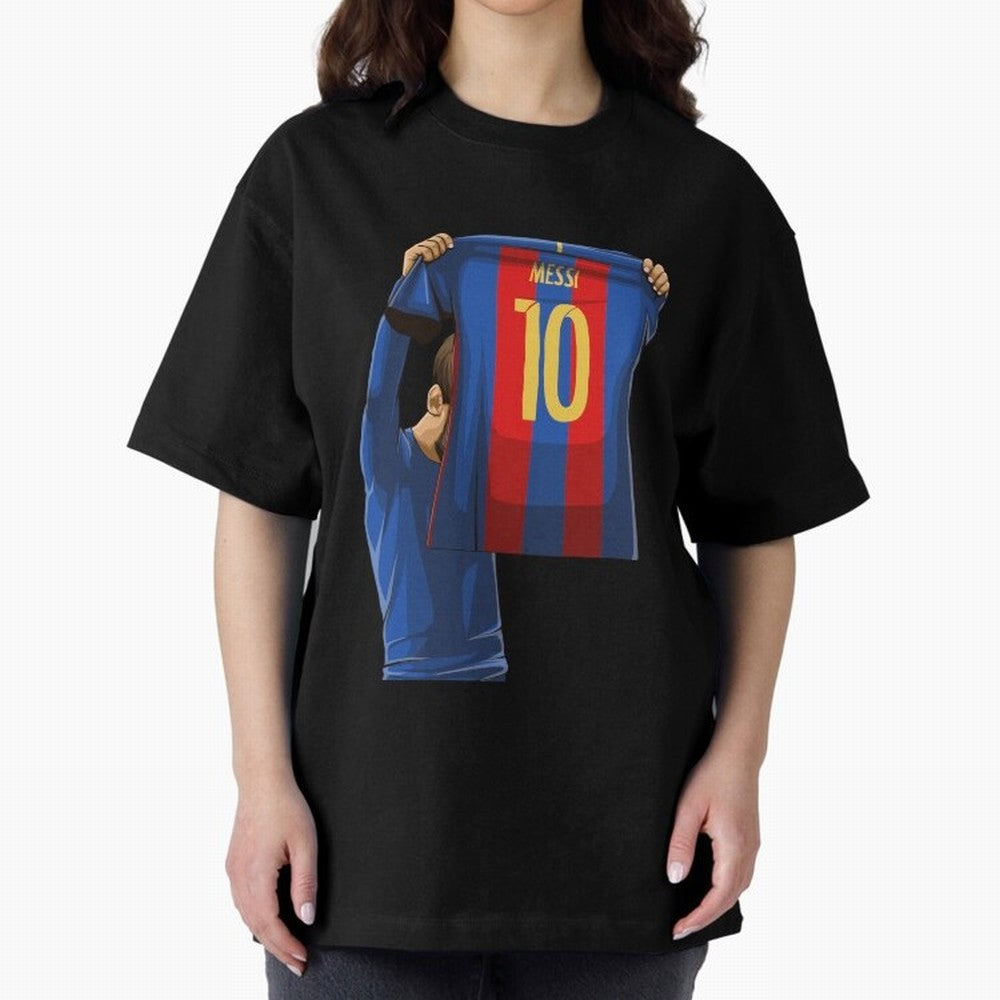 Lionel Messi Oversized T-Shirt Make Memories around FIFA World Cup 2026 USA Canada Mexico Connected to Messi, France Energy, Classic Soccer Heritage, Championship Pressure, Fan Loyalty and International Pride; Perfect for Supporters Who Want Bold