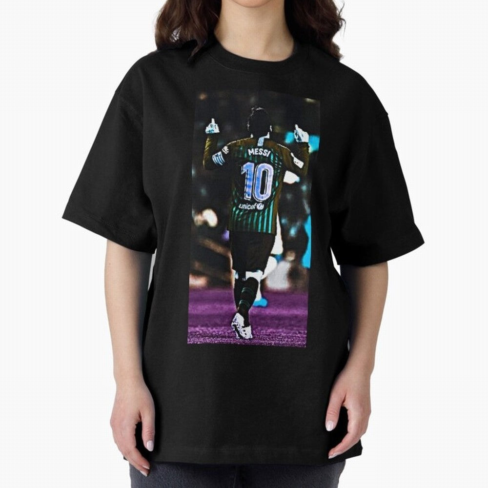 Lionel Messi Oversized T-Shirt Bring Trophy Dreams to Match Day Hype around FIFA World Cup 2026, Messi, Neymar and Mbappe, Germany, Tournament Hype, Historic Matchups, Family Viewing Parties and Global Sports Pride; Perfect for Supporters Who Want