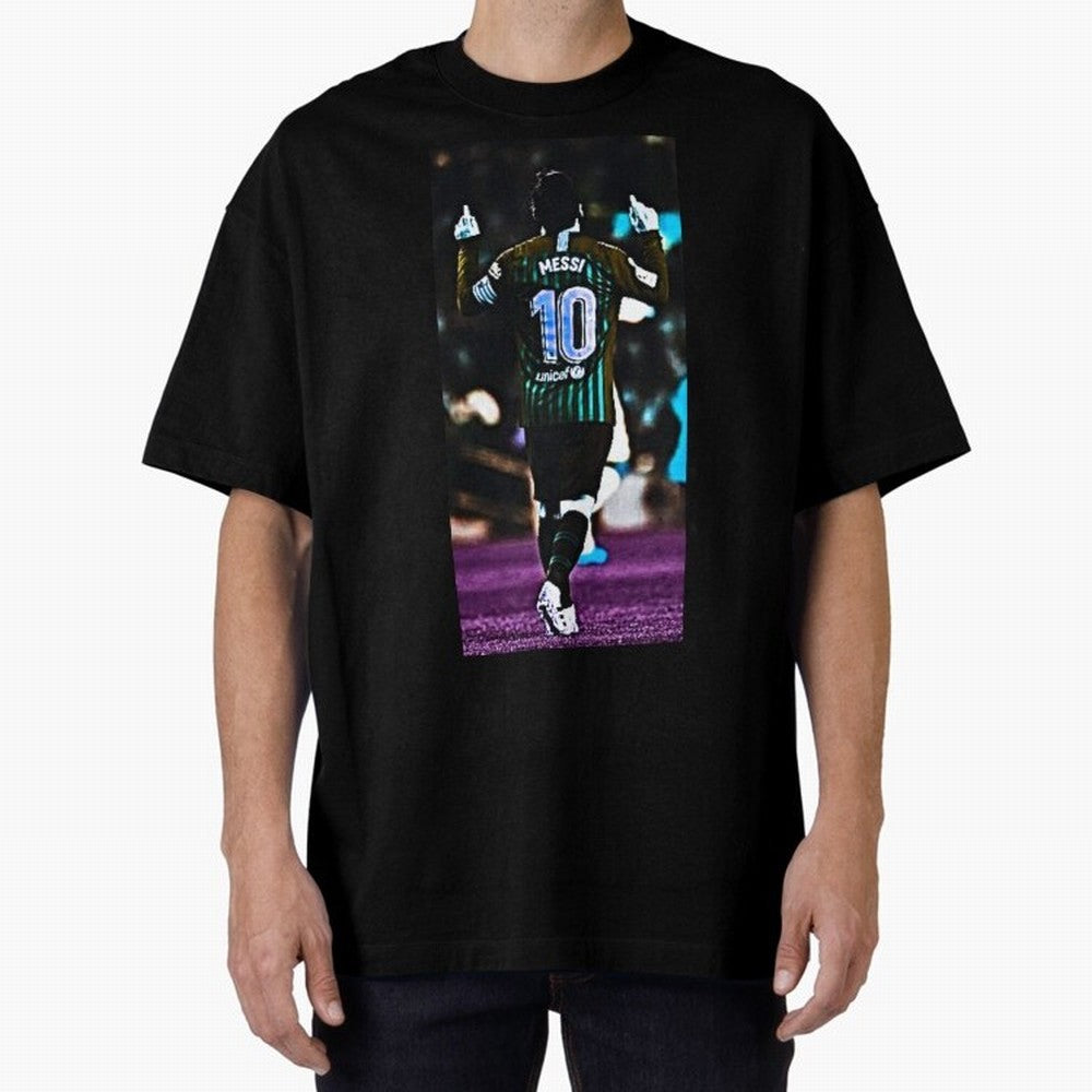 Lionel Messi Oversized T-Shirt Bring Trophy Dreams to Match Day Hype around FIFA World Cup 2026, Messi, Neymar and Mbappe, Germany, Tournament Hype, Historic Matchups, Family Viewing Parties and Global Sports Pride; Perfect for Supporters Who Want
