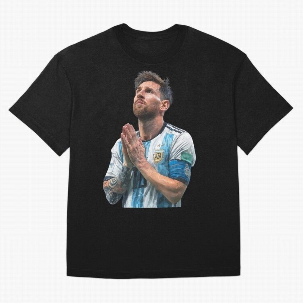 Argentina Messi Football Oversized T-Shirt Stand Out with Spirit from the FIFA World Cup 2026 Journey through CR7 Highlights, Netherlands Pride, Football Festival Excitement, Trophy Ambitions, Country Rivalries and Star Player Buzz; Perfect for