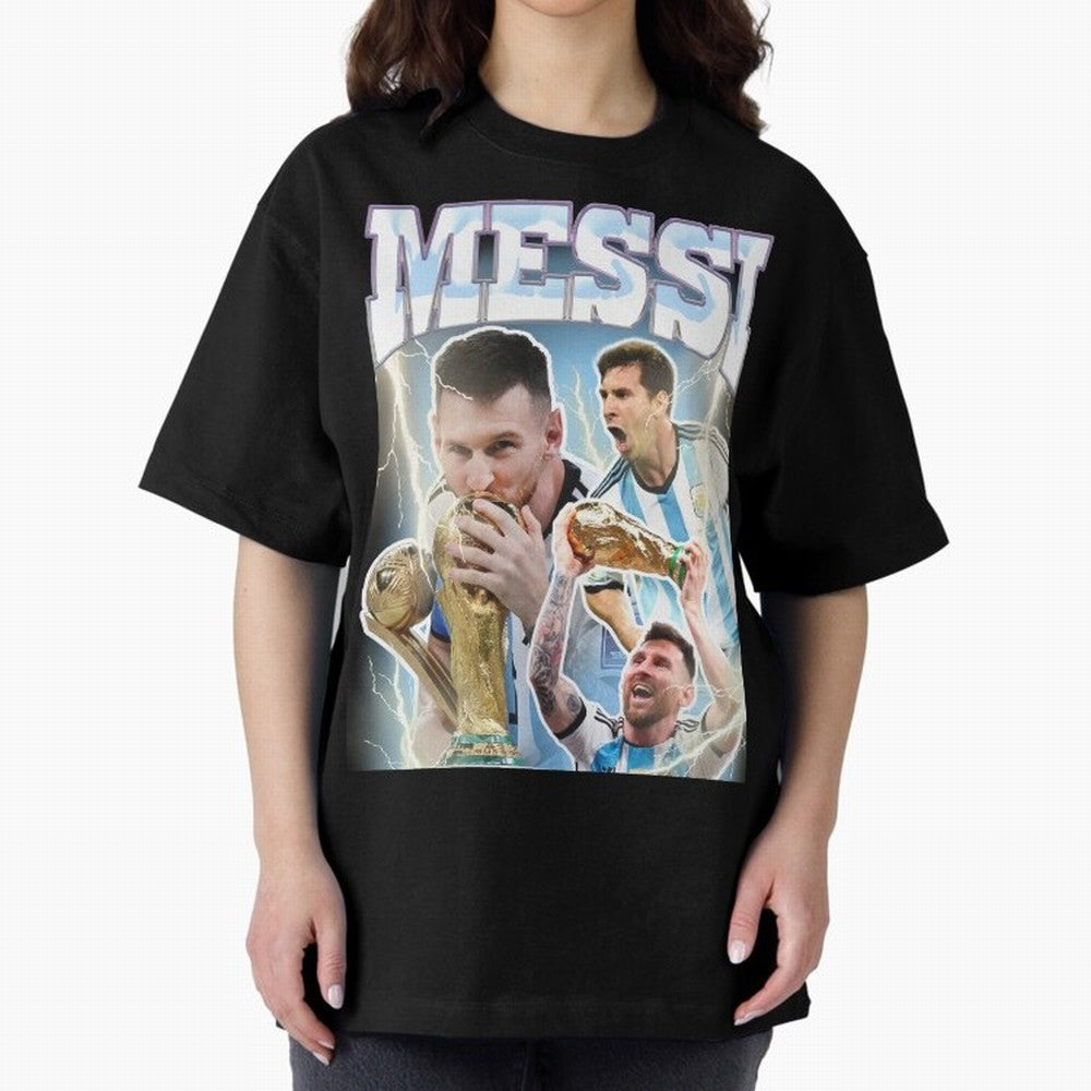 Messi Champion Vintage Retro Design Classic T-Shirt Celebrate Fan Culture around Global Football Passion for FIFA World Cup 2026 USA Canada Mexico, Built around Neymar, Argentina and Brazil, Football Passion, Legendary Performances, Festival Vibes