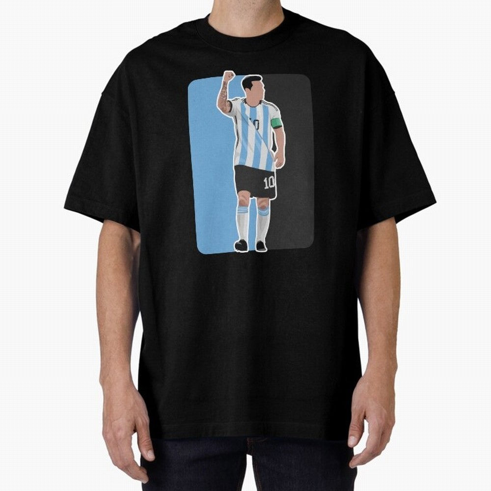 Messi World Cup 2022 Oversized T-Shirt Make Game Day About Match Day Hype around FIFA World Cup 2026 Group Stage, CR7 and Messi, Brazil, Portugal and Argentina, Football History, Final Match Energy, Crowd Noise and Once in a Lifetime Moments; Ideal