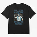 Messi - The Magician Oversized T-Shirt Join FIFA World Cup 2026 USA Canada Mexico for Fans of Neymar and France and Portugal, Bringing Stadium Chants, National Pride, Trophy Dreams and Unforgettable Football Memories; Perfect for Supporters Who