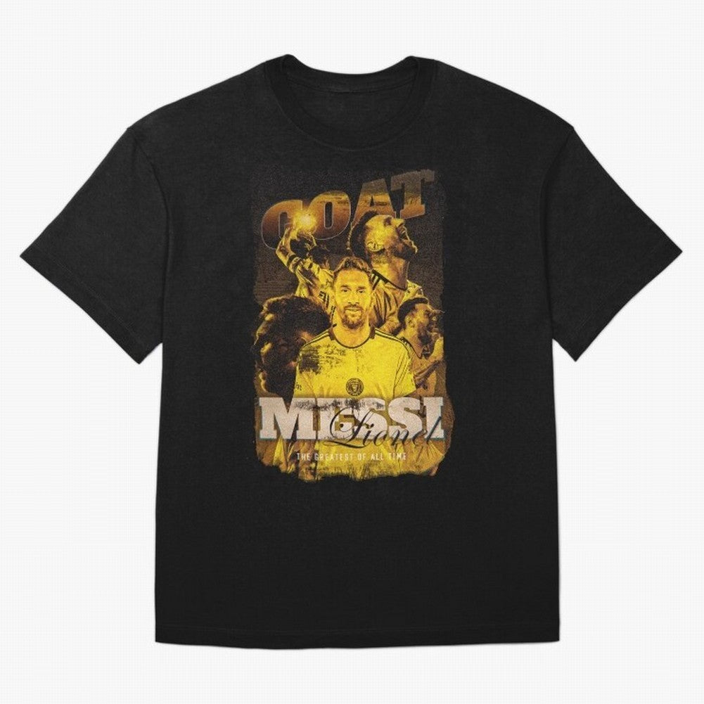 Messi The GOAT Oversized T-Shirt Honor the Football Icons of FIFA World Cup 2026 for Fans of Messi and Portugal, Bringing Fan Favorite Moments, National Team Passion, Big Match Drama and Soccer History; Ideal for Football Dads, Football Moms,