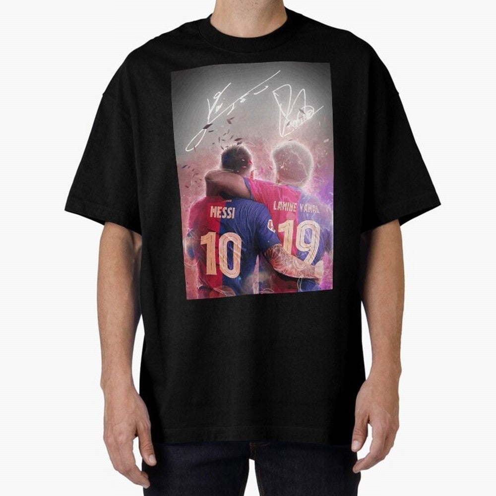 Messi The GOAT Oversized T-Shirt Celebrate Classic Football Spirit in FIFA World Cup 2026 Group Stage Spirit, Featuring England, Haaland, Tournament Hype, Historic Matchups, Family Viewing Parties and Global Sports Pride; Ideal for Passionate Fans