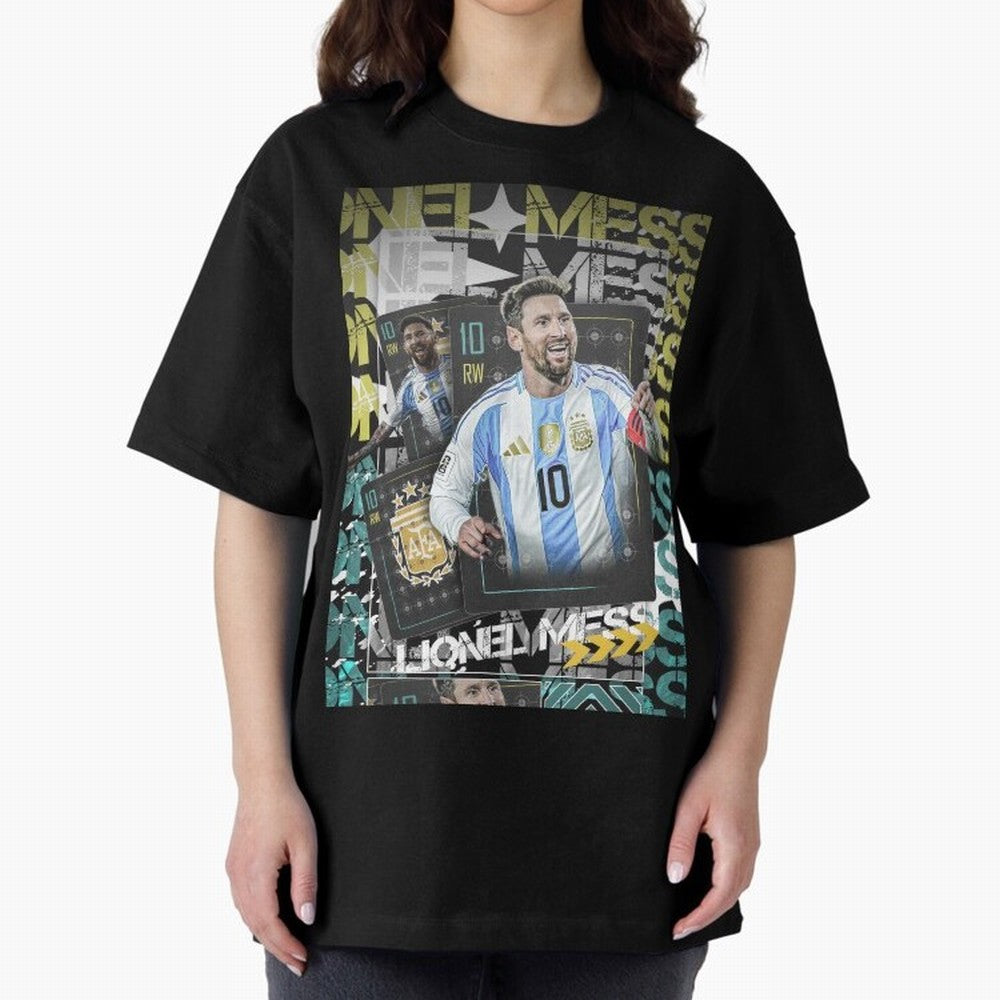 Lionel Messi Argentina Maestro Trading Card Cinematic Poster Classic T-Shirt Fuel Your Fan Pride for FIFA World Cup 2026 Group Stage for Fans of Haaland and Portugal, Spain and Germany, Bringing Championship Spirit, Famous Goals, Roaring Crowds and