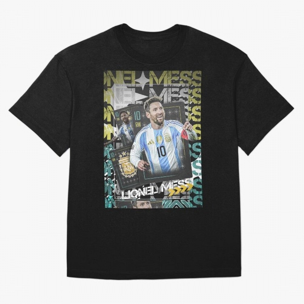 Lionel Messi Argentina Maestro Trading Card Cinematic Poster Classic T-Shirt Fuel Your Fan Pride for FIFA World Cup 2026 Group Stage for Fans of Haaland and Portugal, Spain and Germany, Bringing Championship Spirit, Famous Goals, Roaring Crowds and