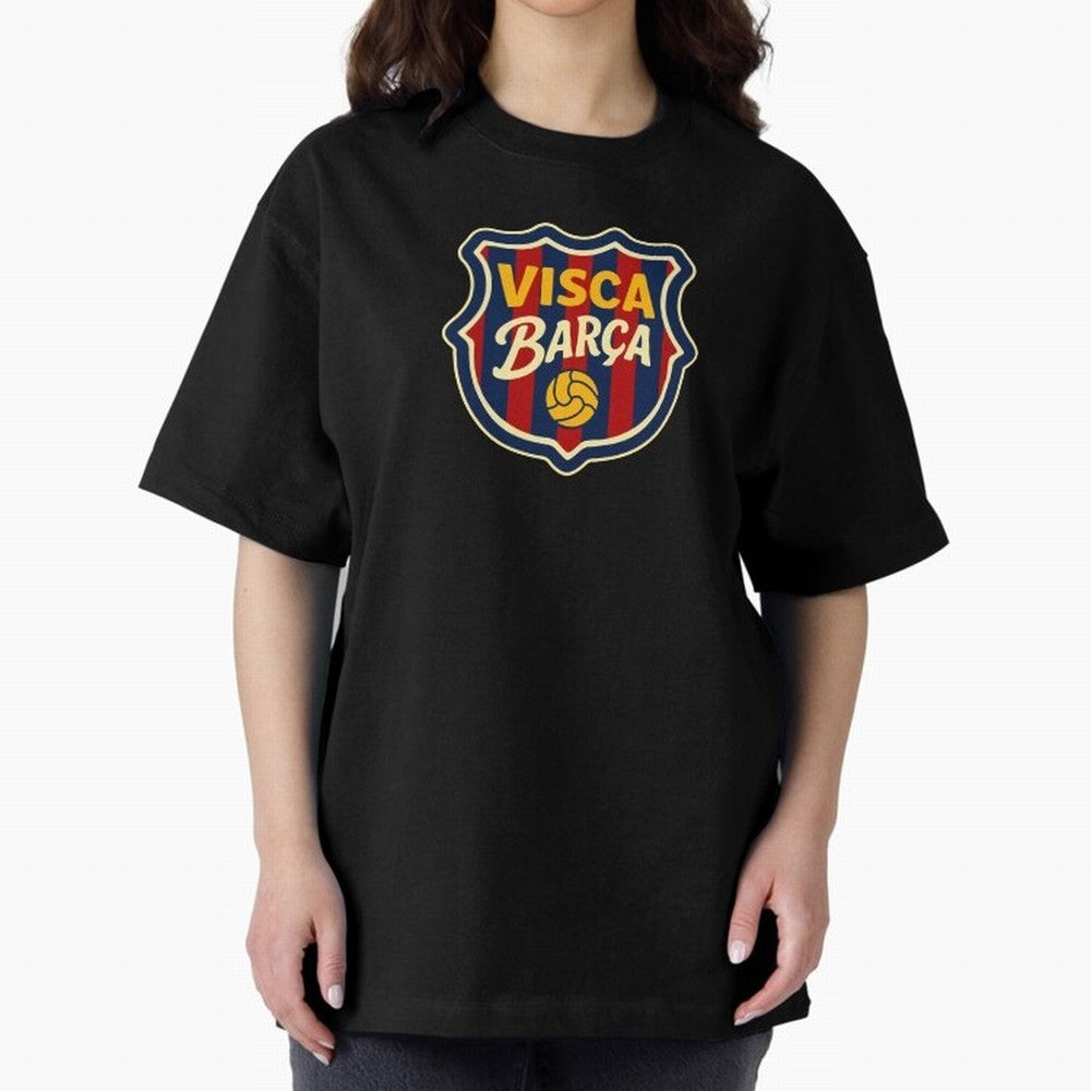 BAR-CE-LON-A Logo FC Merchandise Classic T-Shirt Bring International Match Energy to FIFA World Cup 2026 USA Canada Mexico Inspired by CR7 and Messi, Argentina and Brazil Energy, Classic Soccer Heritage, Championship Pressure, Fan Loyalty and