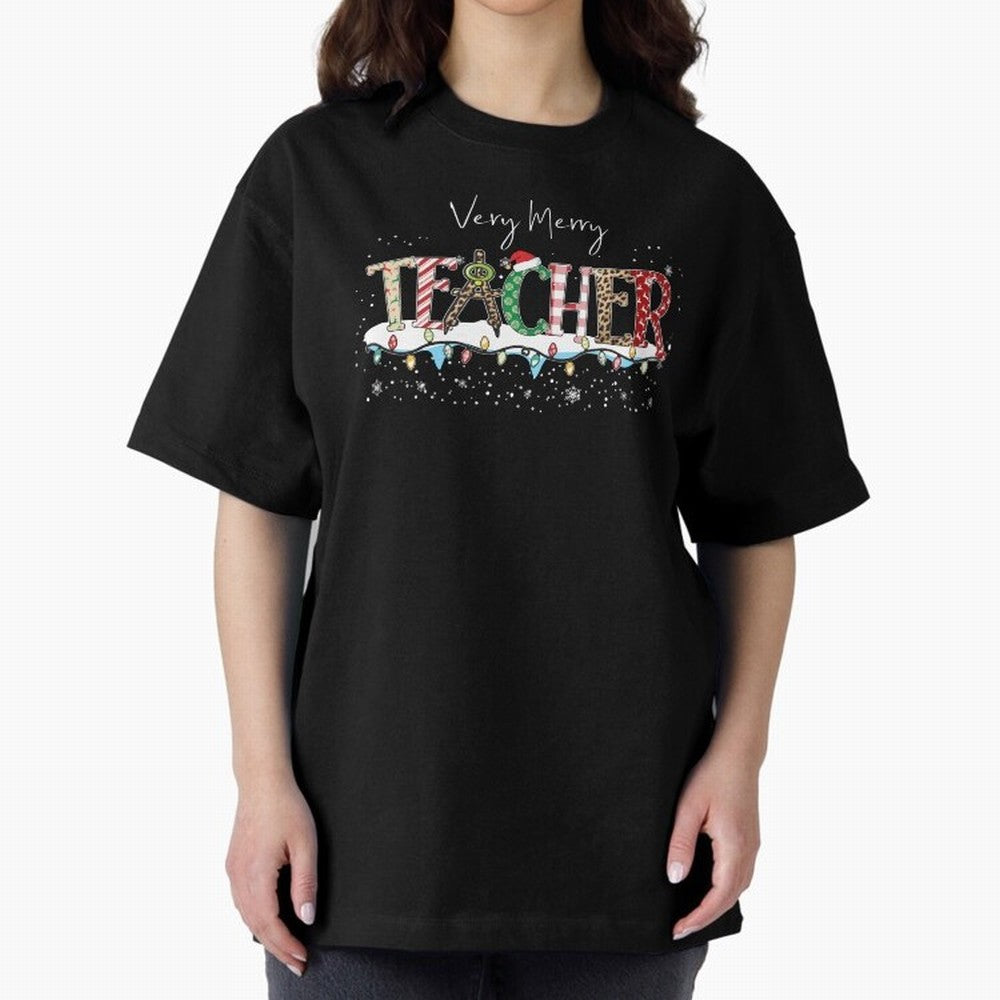 Christmas Teacher Tee, Teacher Holiday Classic T-Shirt Show Your Stadium Side during FIFA World Cup 2026 USA Canada Mexico Connected to CR7 and Messi, Germany Energy, Retro Football Energy, Iconic Rivalries, Trophy Chase Drama and Stadium