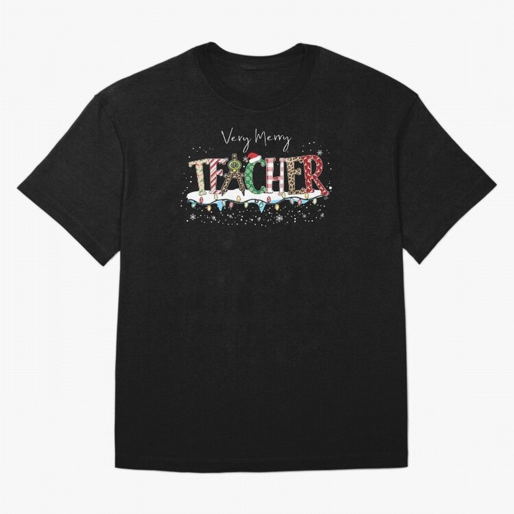 Christmas Teacher Tee, Teacher Holiday Classic T-Shirt Show Your Stadium Side during FIFA World Cup 2026 USA Canada Mexico Connected to CR7 and Messi, Germany Energy, Retro Football Energy, Iconic Rivalries, Trophy Chase Drama and Stadium