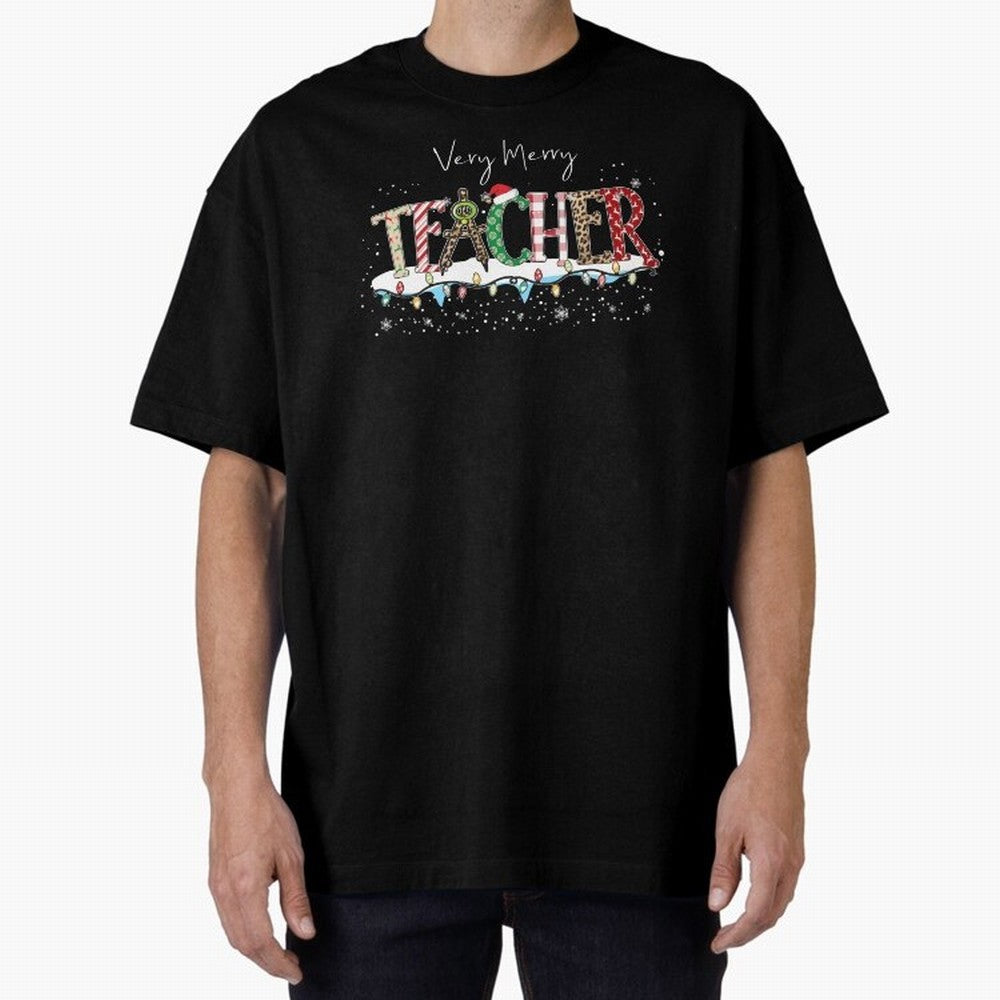 Christmas Teacher Tee, Teacher Holiday Classic T-Shirt Show Your Stadium Side during FIFA World Cup 2026 USA Canada Mexico Connected to CR7 and Messi, Germany Energy, Retro Football Energy, Iconic Rivalries, Trophy Chase Drama and Stadium