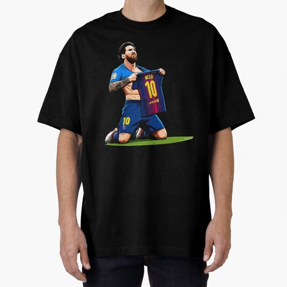 Lionel Messi's Barcelona T-Shirt 10 Classic T-Shirt Refresh FIFA World Cup 2026 Group Stage Spirit, with Germany, Cristiano Ronaldo, Haaland and CR7, Championship Spirit, Famous Goals, Roaring Crowds and International Football Unity; Ideal for