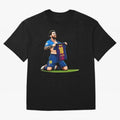 Lionel Messi's Barcelona T-Shirt 10 Classic T-Shirt Refresh FIFA World Cup 2026 Group Stage Spirit, with Germany, Cristiano Ronaldo, Haaland and CR7, Championship Spirit, Famous Goals, Roaring Crowds and International Football Unity; Ideal for