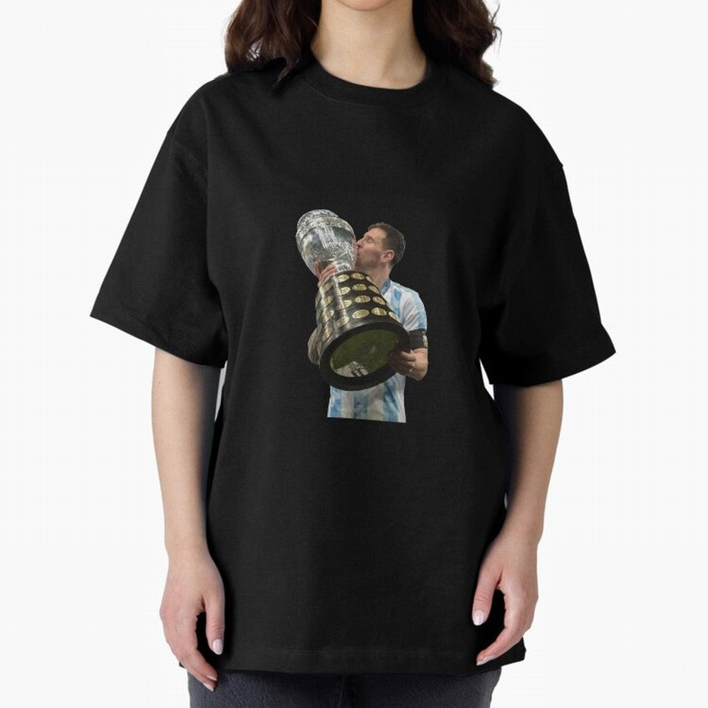 Messi Cup Oversized T-Shirt Show Your Tournament Heart for FIFA World Cup 2026 Spirit, Inspired by Netherlands, Cristiano Ronaldo, Haaland and CR7, Tournament Hype, Historic Matchups, Family Viewing Parties and Global Sports Pride; Made for