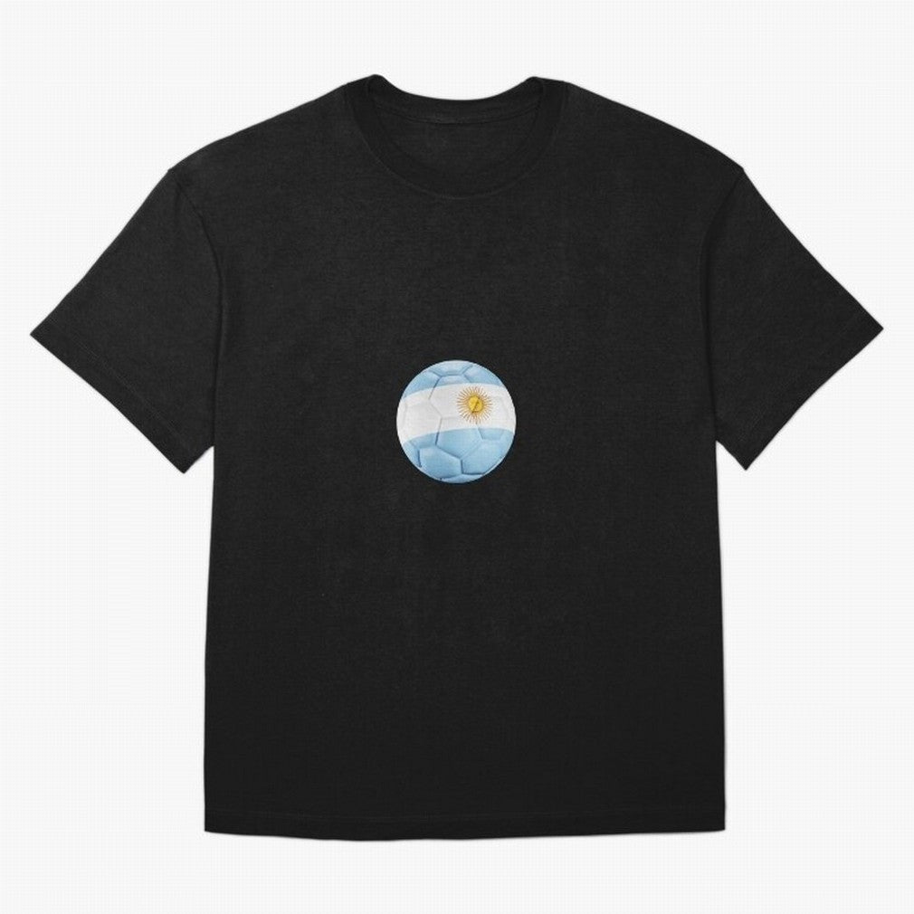Argentina Soccer Oversized T-Shirt Relive FIFA World Cup 2026 USA Canada Mexico for Fans of Mbappe and Neymar and Brazil, Portugal and Argentina, Bringing Goal Celebration Energy, Supporter Heritage, Football Icons and Worldwide Tournament Joy;