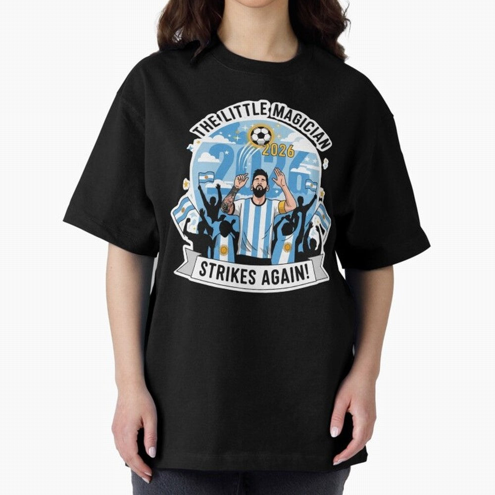 Messi - the little magician strikes again Classic T-Shirt Celebrate Rivalries and Pride in the FIFA World Cup 2026 Journey through Mbappe Highlights, England Pride, Football Festival Excitement, Trophy Ambitions, Country Rivalries and Star Player