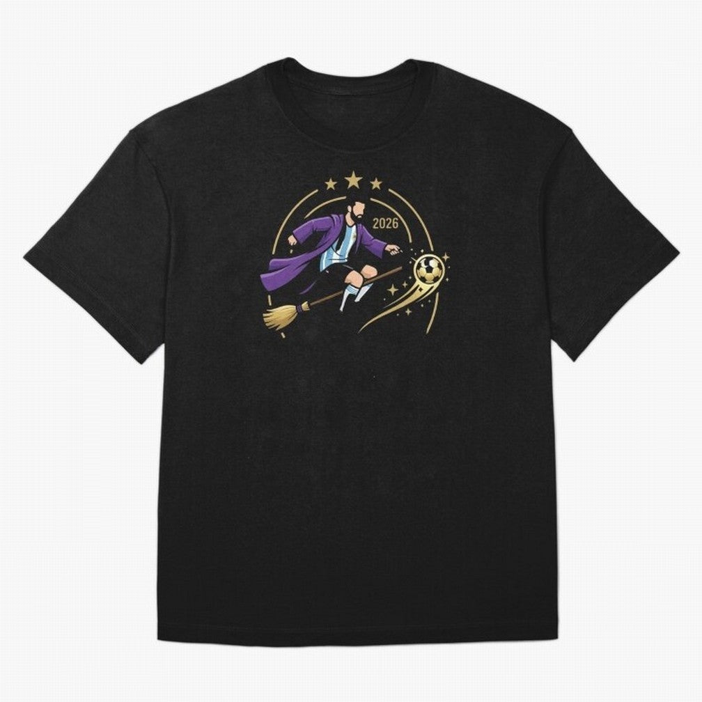 Messi X Harry Potter Classic T-Shirt Show Your Tournament Heart for FIFA World Cup 2026 Group Stage Spirit, Capturing Brazil, Portugal and Argentina, CR7, Tournament Hype, Historic Matchups, Family Viewing Parties and Global Sports Pride; Created