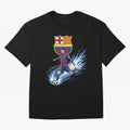 FC Barcelona Champs - The Goat Edition Oversized T-Shirt Mark Global Football Passion for FIFA World Cup 2026, Capturing Cristiano Ronaldo, England and Germany, Classic Soccer Heritage, Championship Pressure, Fan Loyalty and International Pride;