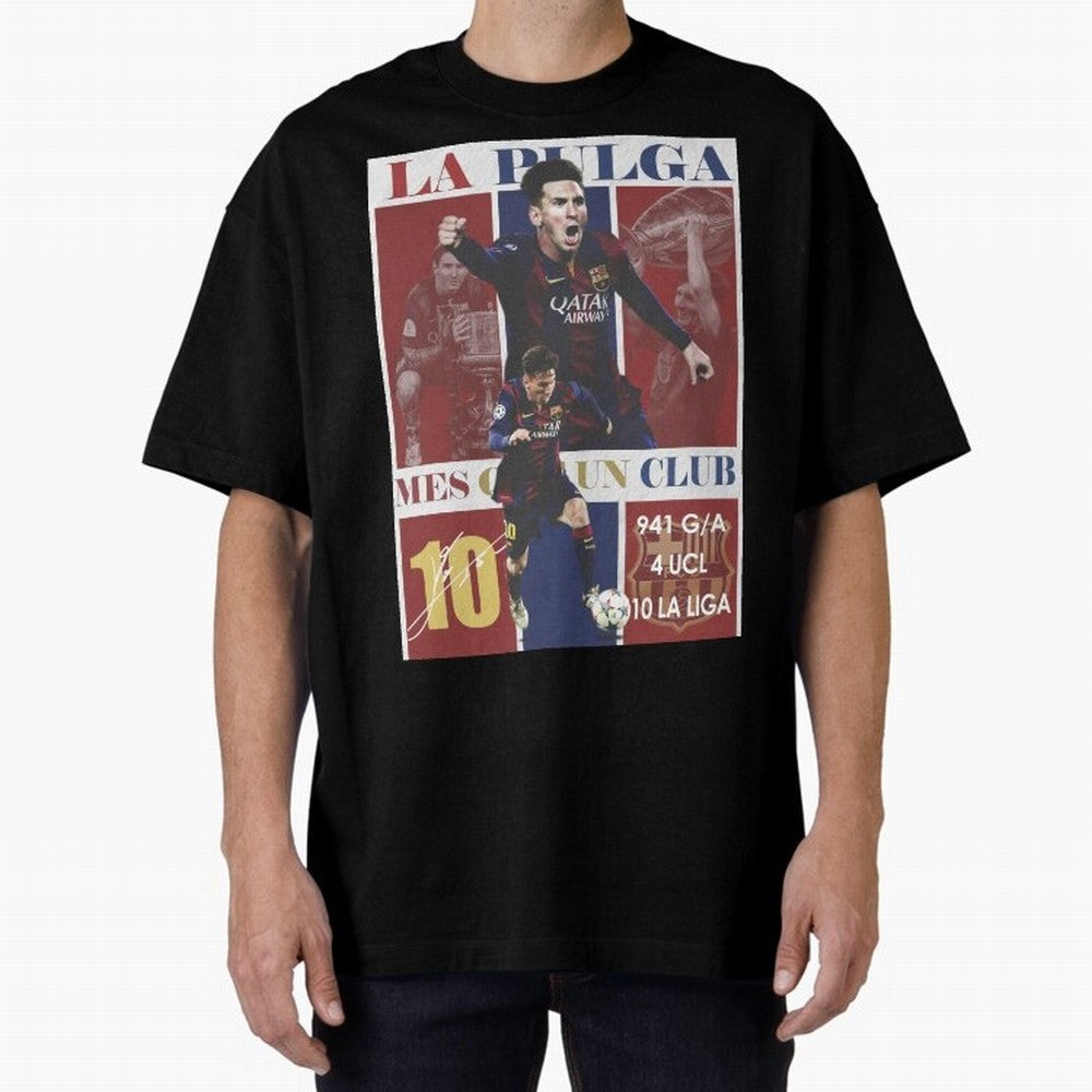 Lionel Messi 2015 Barcelona Poster- Iconic La Liga Hero Art Print Classic T-Shirt Bring Match Day Fire to Match Day Hype around FIFA World Cup 2026 USA Canada Mexico, Cristiano Ronaldo, Haaland and CR7, Brazil, Football Passion, Legendary