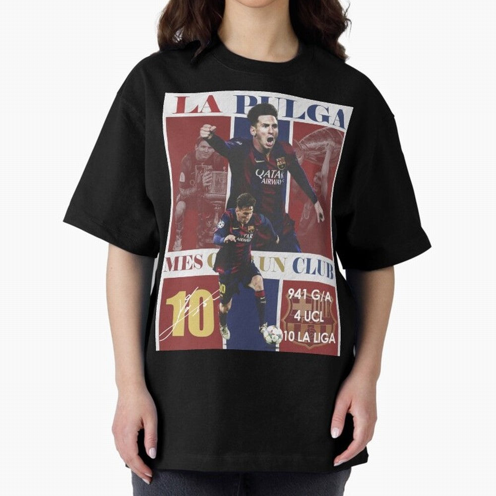 Lionel Messi 2015 Barcelona Poster- Iconic La Liga Hero Art Print Classic T-Shirt Bring Match Day Fire to Match Day Hype around FIFA World Cup 2026 USA Canada Mexico, Cristiano Ronaldo, Haaland and CR7, Brazil, Football Passion, Legendary