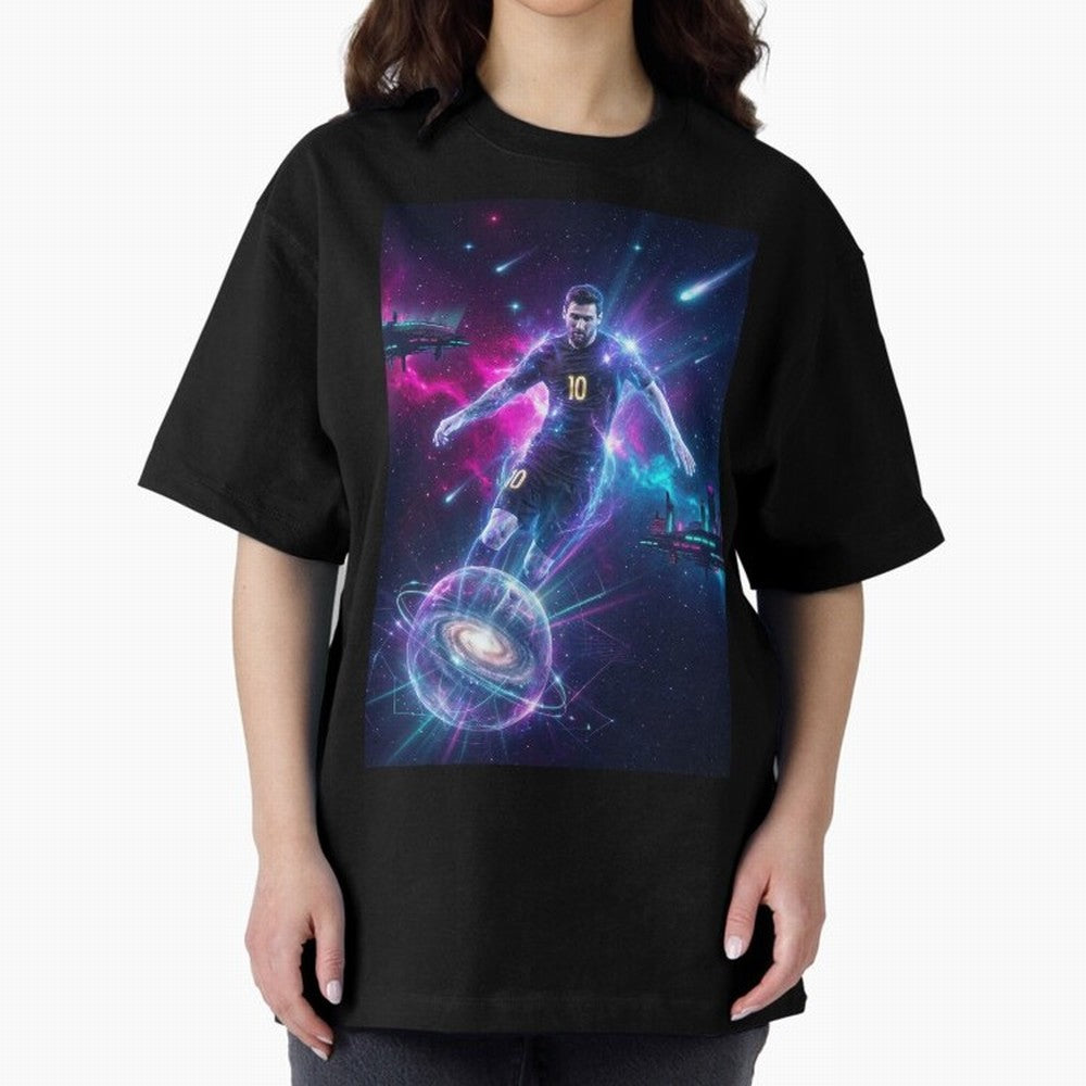 Lionel Messi The Eternal GOAT Of Another Galaxy - (Version 4) Active T-Shirt Support Iconic Players in Global Football Passion for FIFA World Cup 2026 Group Stage, Capturing CR7 and Messi, Spain and Netherlands, Football Passion, Legendary