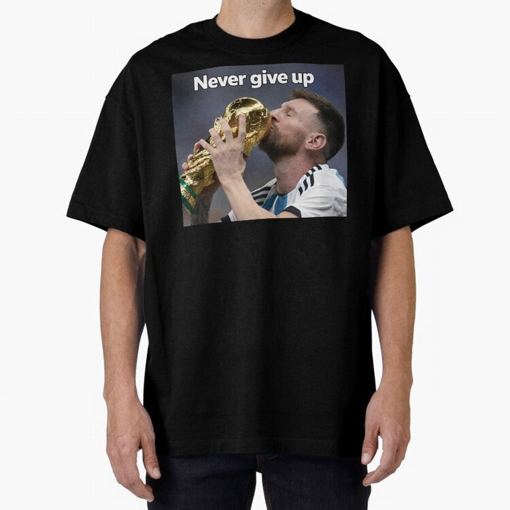 Messi Oversized T-Shirt Turn Every Weekend Toward FIFA World Cup 2026 for Fans of CR7 and Portugal, Spain and Germany, Bringing Soccer Culture, Superstar Moments, National Team Dreams and Competitive Fire; Great for Supporters Who Love Legendary