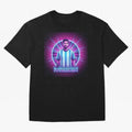 ?Argentina Football Legend Messi Cyberpunk Retro Futurist Design (Version 4) Classic T-Shirt Carry National Pride through the FIFA World Cup 2026 Journey through Cristiano Ronaldo Highlights, Brazil, Portugal and Argentina Pride, Goal Celebration