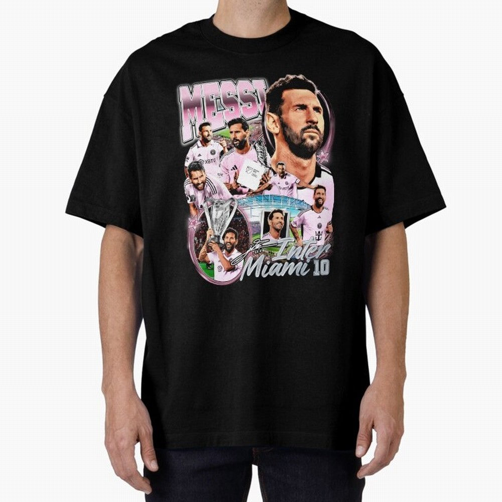 Lionel Messi Inter Miami Retro Vintage bootleg rap tee Classic T-Shirt Keep the Legacy of FIFA World Cup 2026 Spirit, Celebrating Brazil, Neymar, Stadium Memories, Football Loyalty, International Chants and Championship Tradition; Perfect for