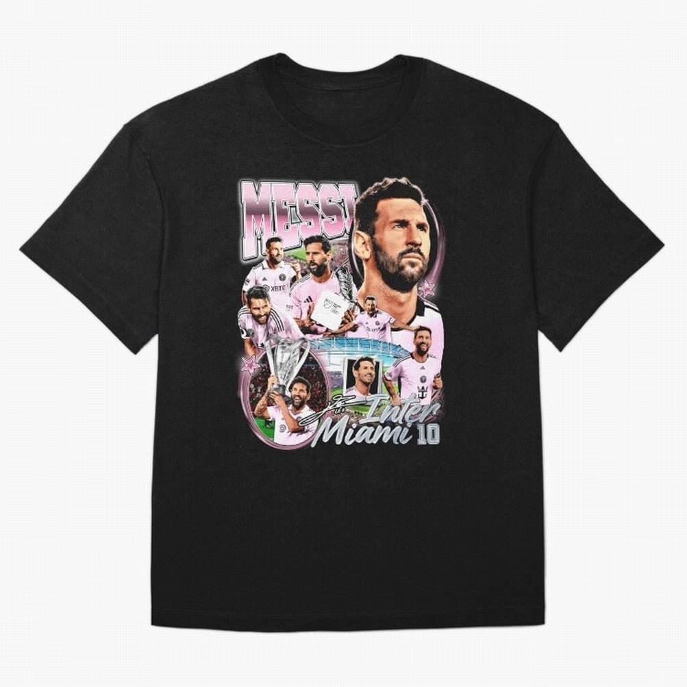 Lionel Messi Inter Miami Retro Vintage bootleg rap tee Classic T-Shirt Keep the Legacy of FIFA World Cup 2026 Spirit, Celebrating Brazil, Neymar, Stadium Memories, Football Loyalty, International Chants and Championship Tradition; Perfect for