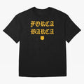 Forca Barca Oversized T-Shirt Celebrate Rivalries and Pride in FIFA World Cup 2026 Group Stage Spirit, Connected to Argentina and Brazil, Messi and Cristiano Ronaldo, Classic Soccer Heritage, Championship Pressure, Fan Loyalty and International