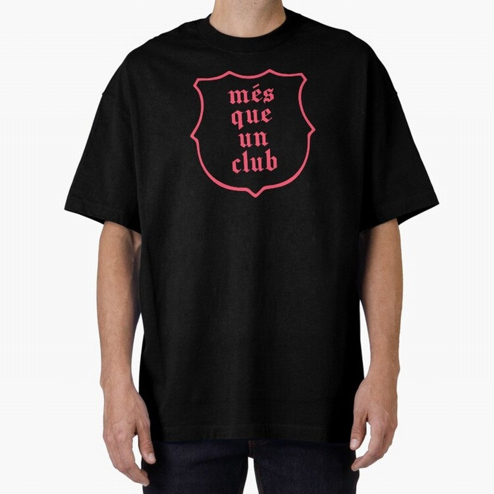 Barca Mes Que Un Club Badge Classic T-Shirt Keep Football History Alive during Global Football Passion for FIFA World Cup 2026, Highlighting Messi, Brazil, Supporter Pride, Iconic Celebrations, Legendary Names and Global Match Day Energy; Ideal for