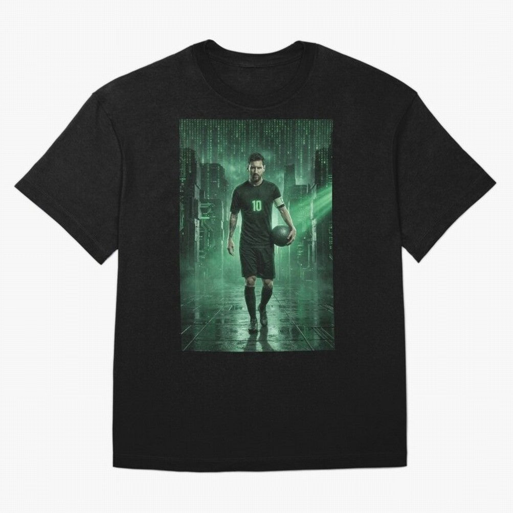 The Legend Lionel Messi Inside The Matrix Realm (Version 2) Classic T-Shirt Bring a Vintage Feel to the FIFA World Cup 2026 Journey through Mbappe Highlights, France and Portugal Pride, Global Supporter Spirit, Legendary Goals, National Colors and