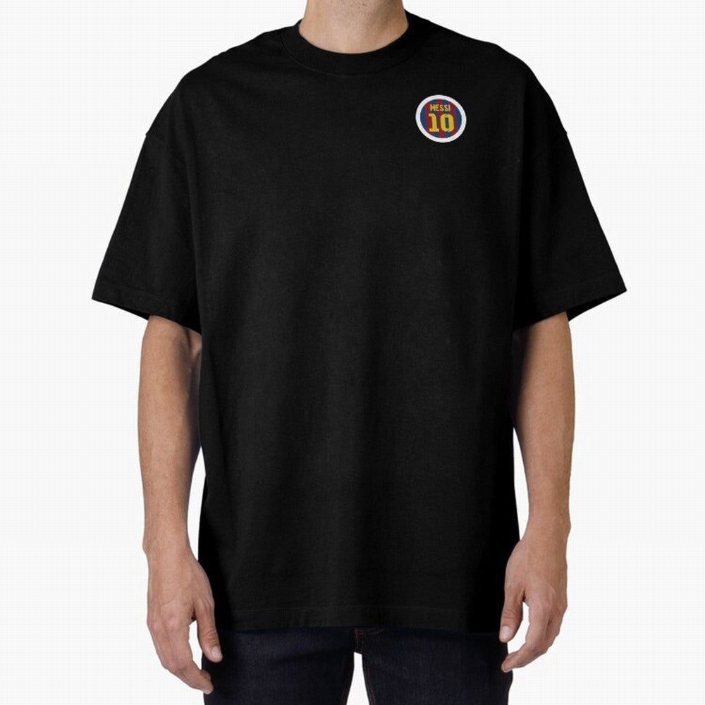 The goat, Lionel Messi Barcelona 10 Oversized T-Shirt Celebrate Supporters United by FIFA World Cup 2026 Spirit, Made for Germany, Messi, Vintage Soccer Flavor, Modern Football Stars, National Flags and Final Night Emotion; Built for Supporters