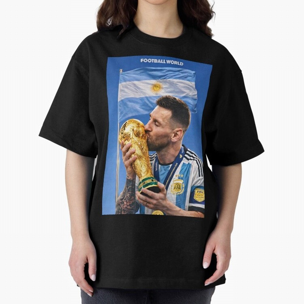 The GOAT¡¯s Glory Classic T-Shirt Celebrate Football Heritage in the FIFA World Cup 2026 Group Stage Journey through CR7 and Messi Highlights, Argentina and Brazil Pride, Vintage Soccer Flavor, Modern Football Stars, National Flags and Final Night