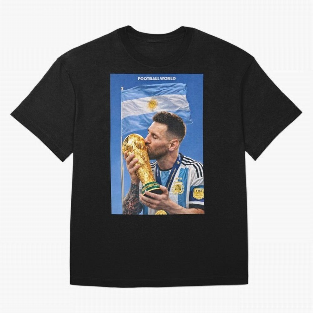 The GOAT¡¯s Glory Classic T-Shirt Celebrate Football Heritage in the FIFA World Cup 2026 Group Stage Journey through CR7 and Messi Highlights, Argentina and Brazil Pride, Vintage Soccer Flavor, Modern Football Stars, National Flags and Final Night