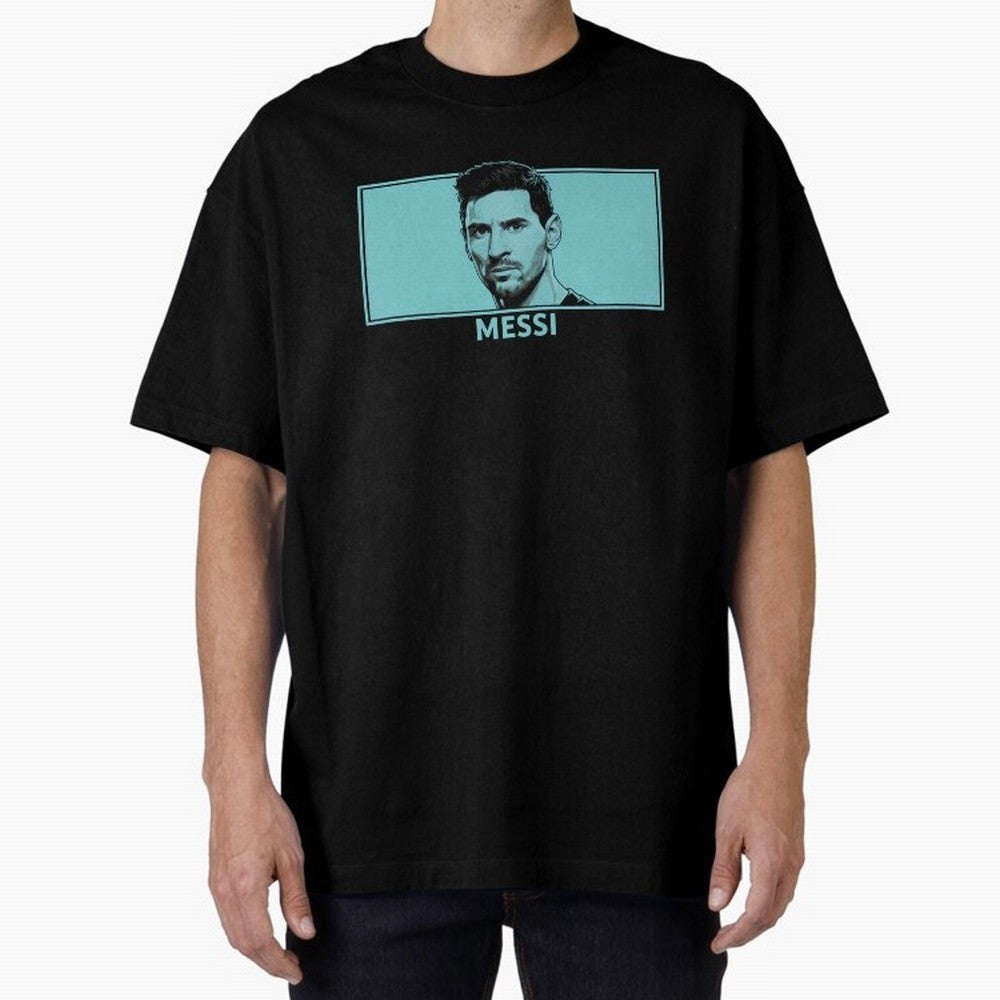 Messi Portrait - The Legend of Football Classic T-Shirt Feel the FIFA World Cup 2026 Group Stage Journey through Mbappe Highlights, Portugal, Spain and Germany Pride, Stadium Chants, National Pride, Trophy Dreams and Unforgettable Football
