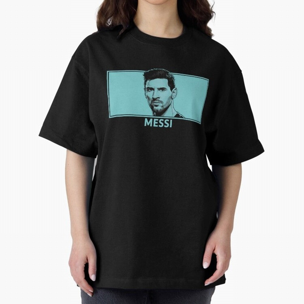 Messi Portrait - The Legend of Football Classic T-Shirt Feel the FIFA World Cup 2026 Group Stage Journey through Mbappe Highlights, Portugal, Spain and Germany Pride, Stadium Chants, National Pride, Trophy Dreams and Unforgettable Football