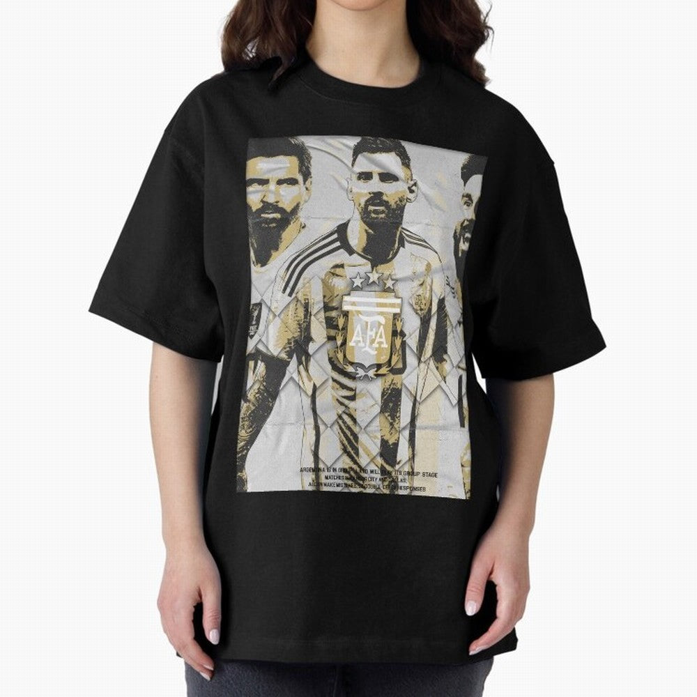 Messi AFA World Cup Champion Art Classic T-Shirt Support Your Favorite Stars during FIFA World Cup 2026 USA Canada Mexico Built around Neymar, France and Portugal Energy, Global Supporter Spirit, Legendary Goals, National Colors and Tournament
