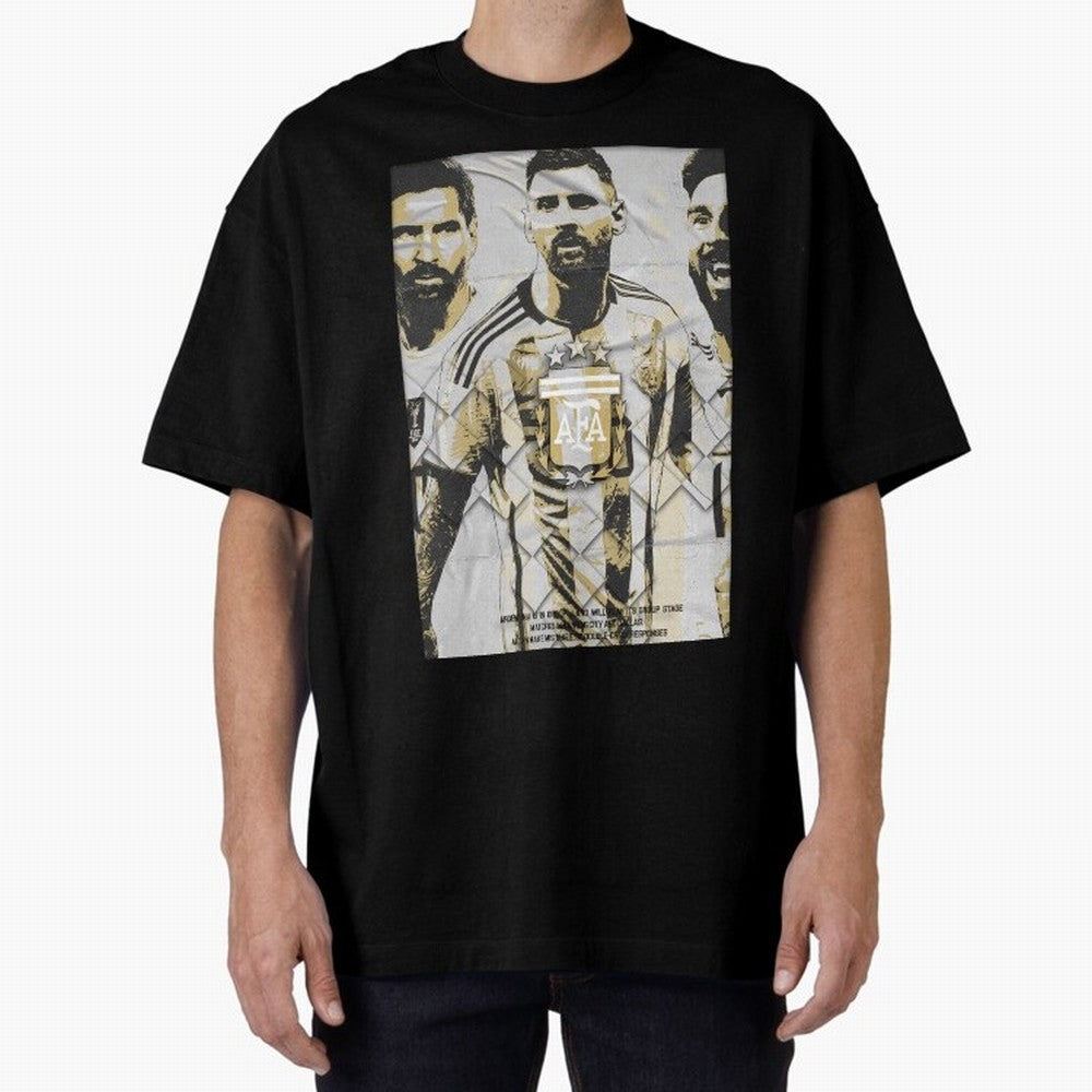 Messi AFA World Cup Champion Art Classic T-Shirt Support Your Favorite Stars during FIFA World Cup 2026 USA Canada Mexico Built around Neymar, France and Portugal Energy, Global Supporter Spirit, Legendary Goals, National Colors and Tournament
